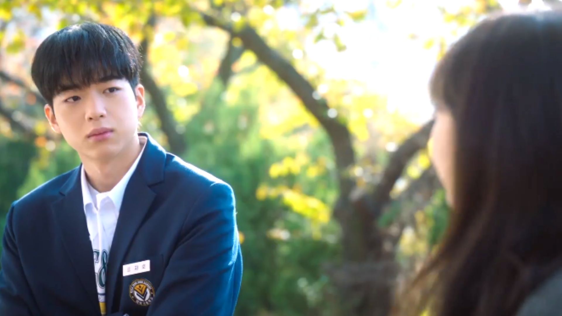 Ji-ho, while talking to his best friend (Image via Prime Video)
