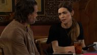 Victoria (Amelia Heinle) may lean on her family, including Nick (Joshua Morrow) on The Young and the Restless | Image: CBS