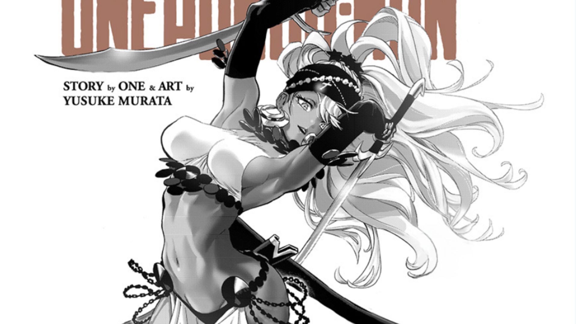 Yuta as seen wielding two swords in One Punch Man manga