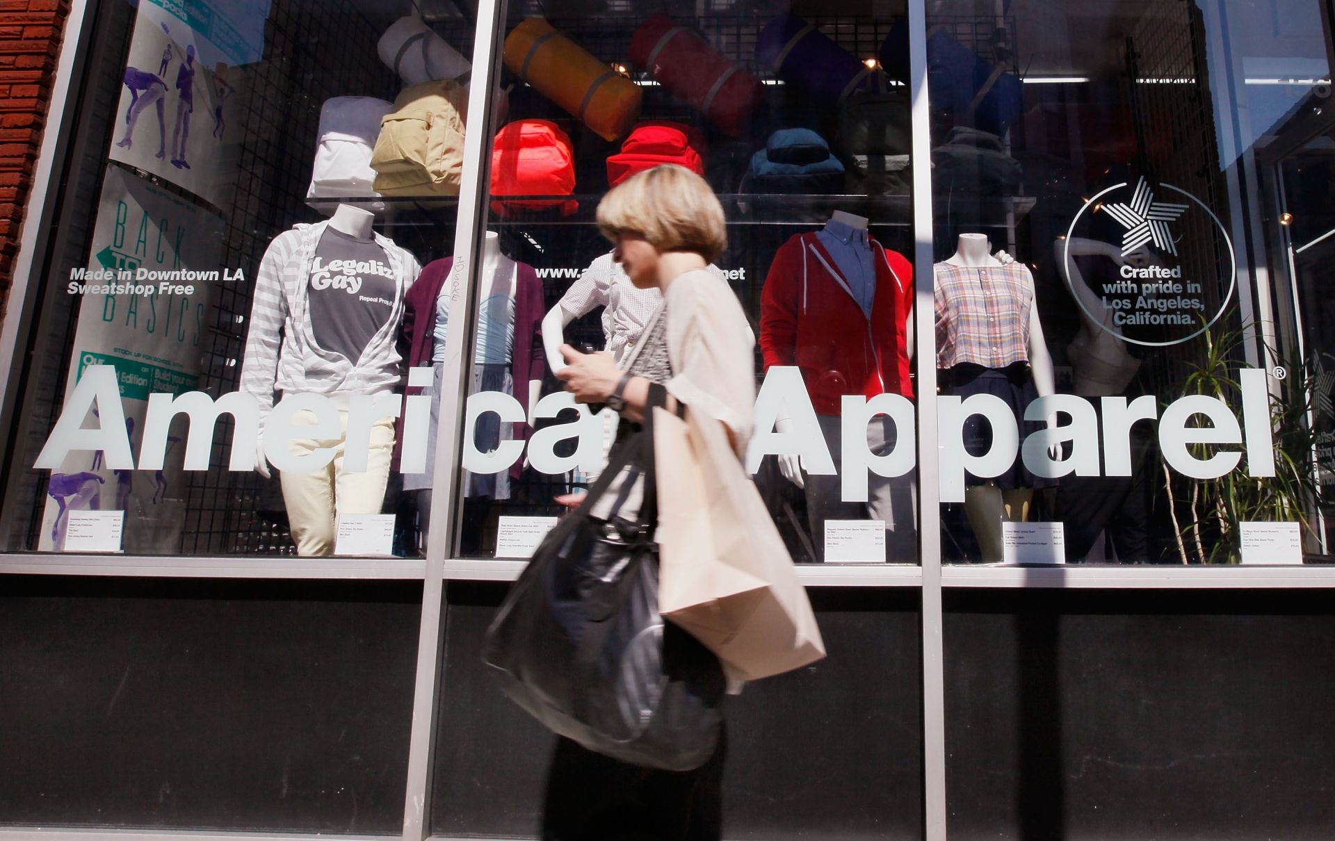 American Apparel Forced To Layoff Over A Thousand Factory Workers - Source: Getty