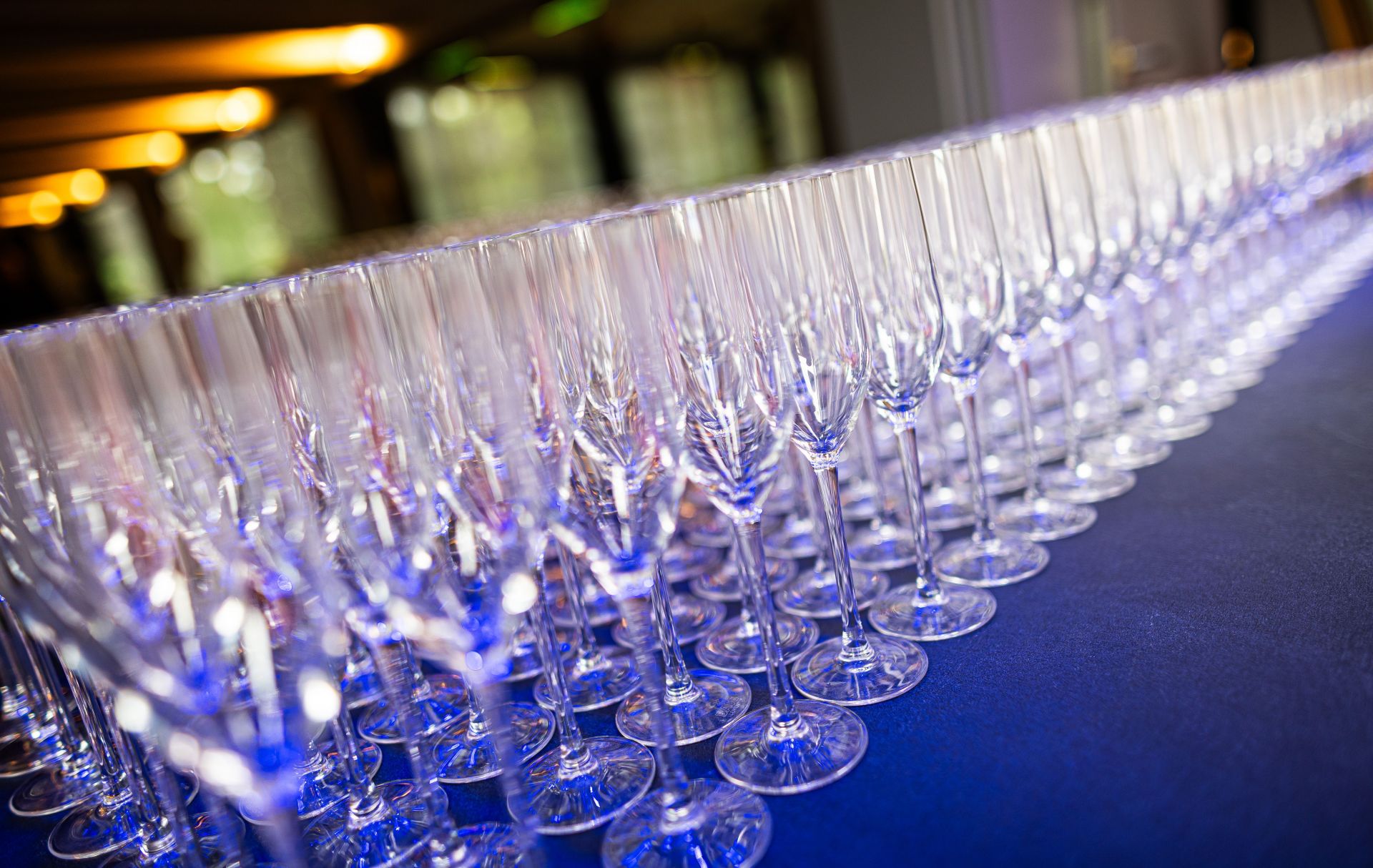 Champagne glasses - Source: Getty