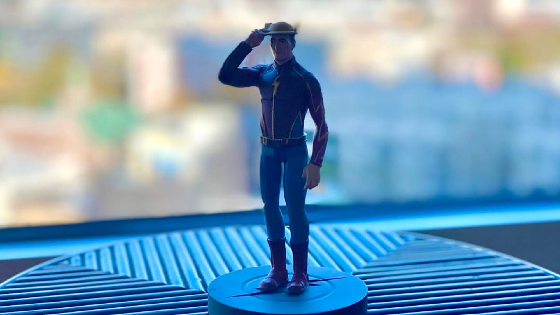 The first version of the flash, Jay Garrick | Image Via: @johnwesleyshippjr
