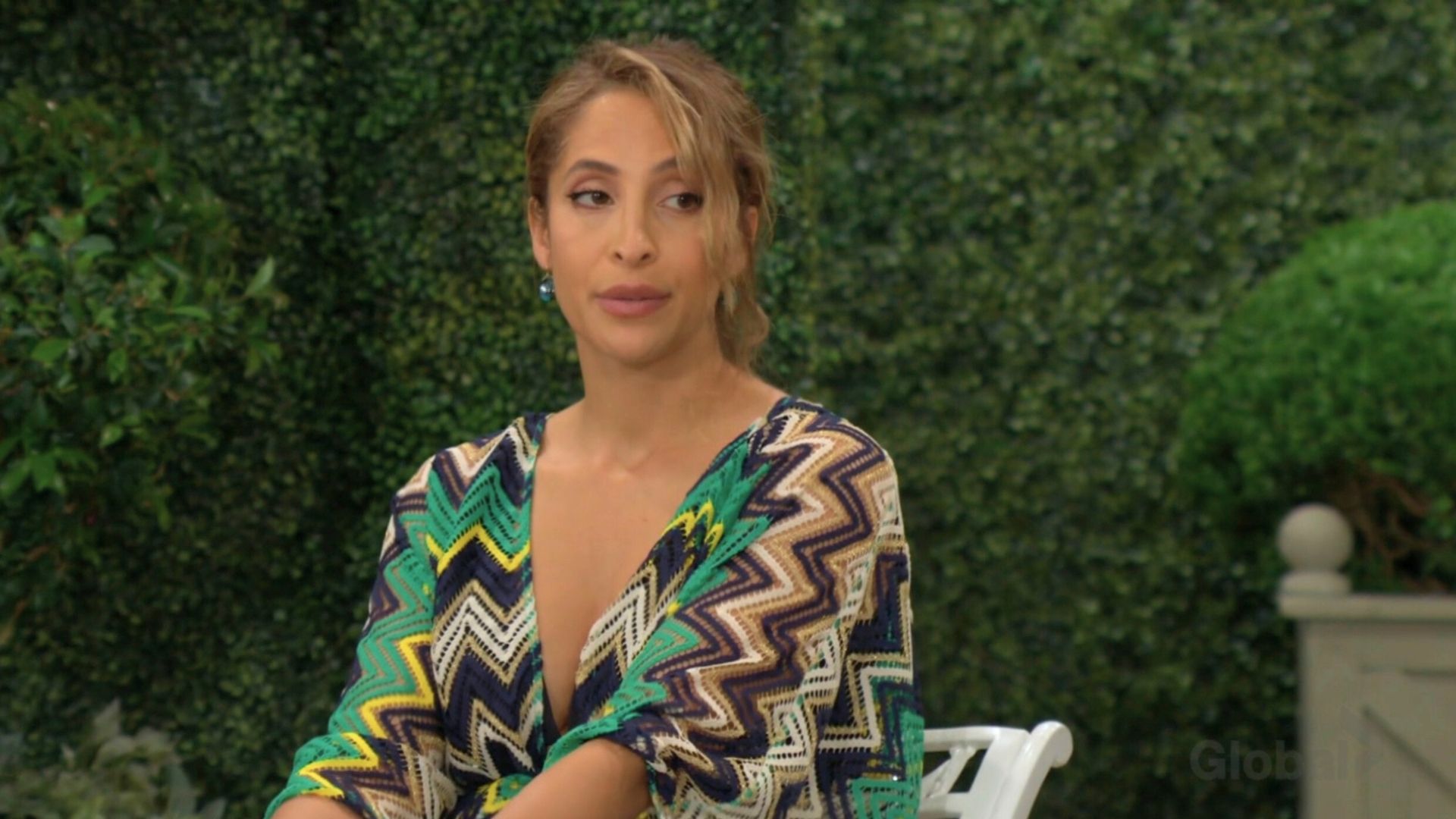 The Young and the Restless: Lily makes a face hearing about Cane | Image: CBS