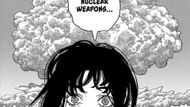 Yoru remembers about the Nuclear Weapons (Image Source: Shueisha)