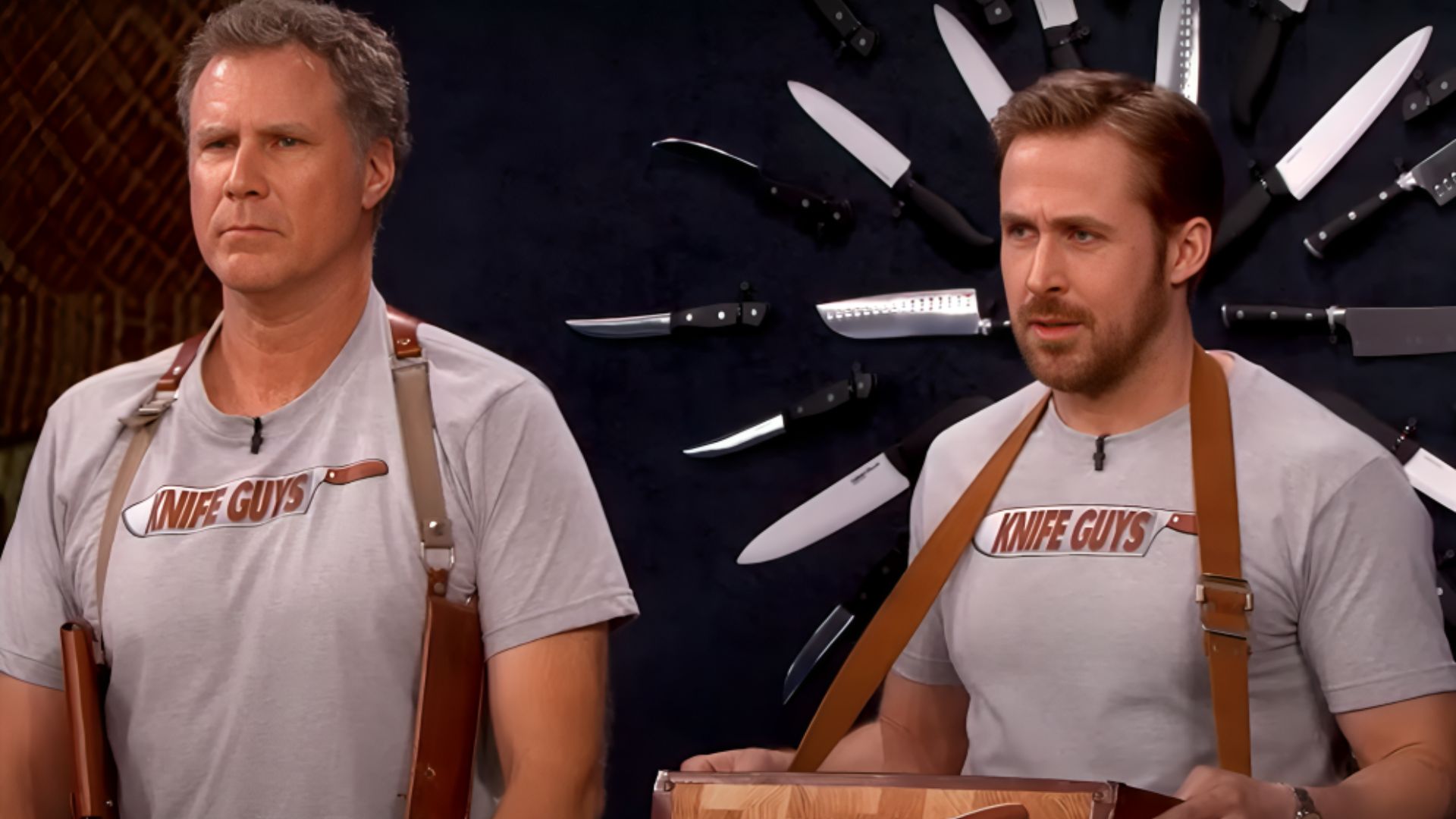 Will Ferrell and Ryan Gosling | Image via Jimmy Kimmel Live