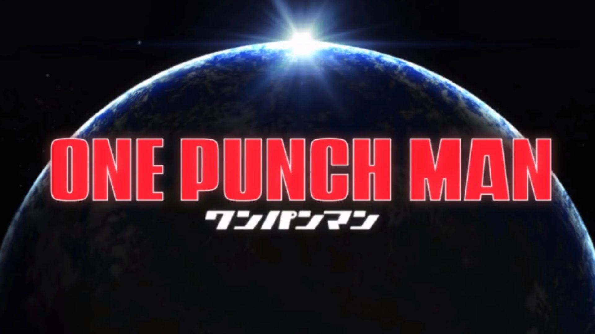 One Punch Man title screen