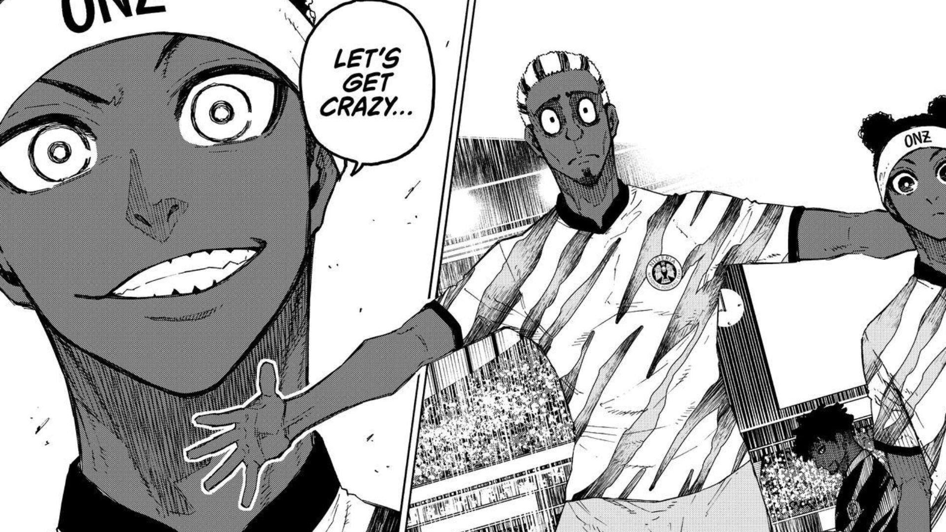 Team Nigeria as seen in the manga 