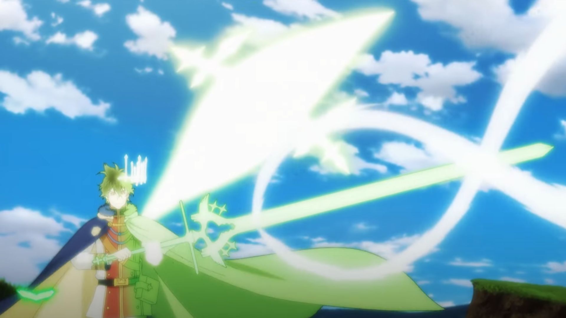 Yuno as seen using his full magical power (Image Source: Studio Pierrot)