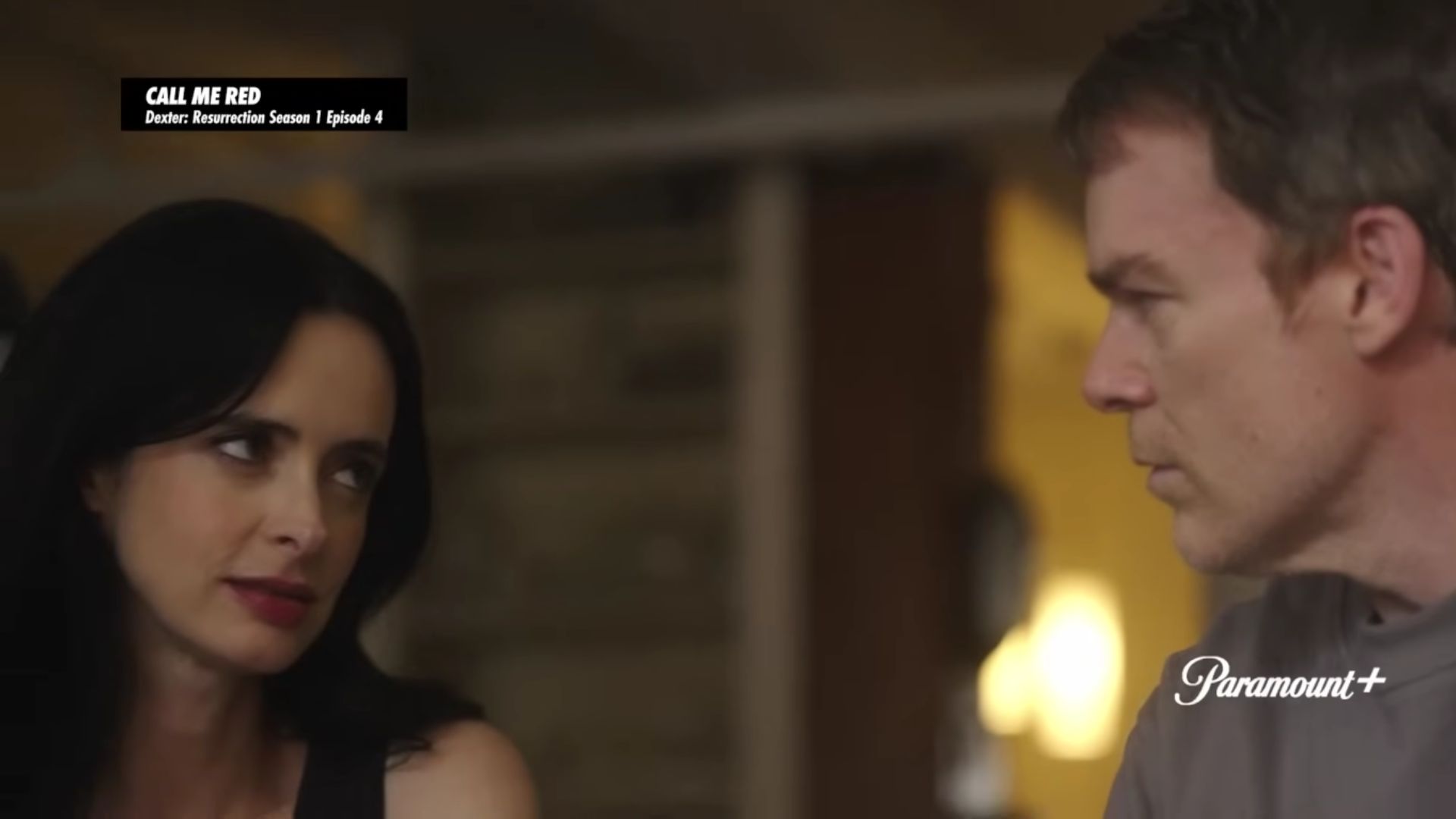 Krysten Ritter and Michael C. Hall in Dexter: Resurrection | Image Via: Dexter on Paramount+ with Showtime