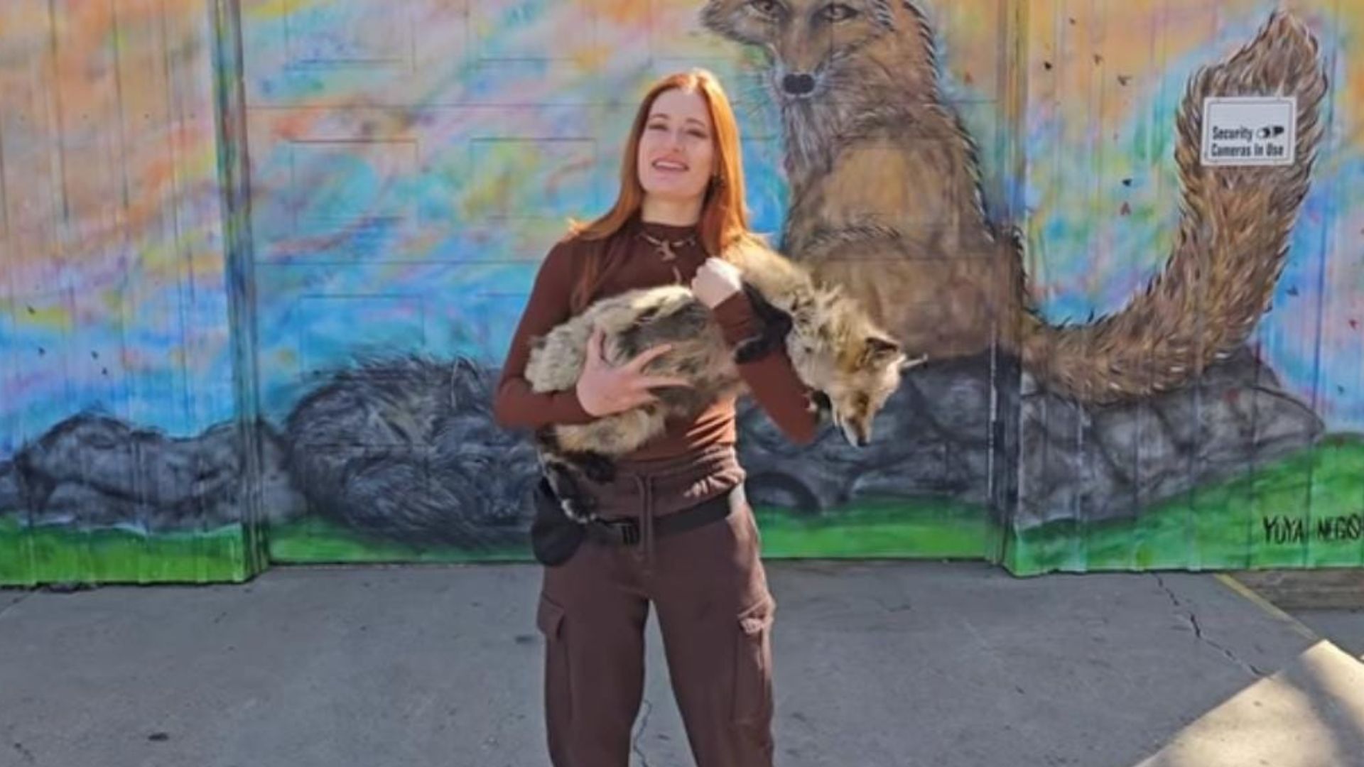 Mikayla Anne Raines, the founder of the non profit, SaveAFox Rescue, passed away on June 20. (via/YouTube/Saveafox))