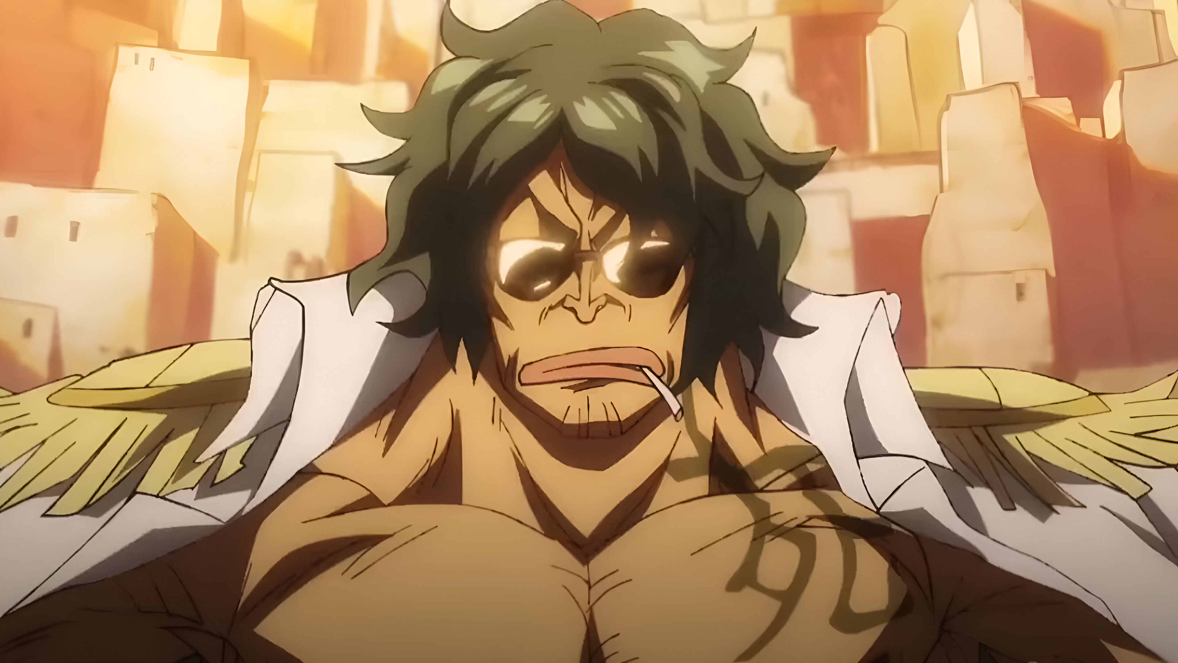 Admiral Greenbull as seen in the One Piece series