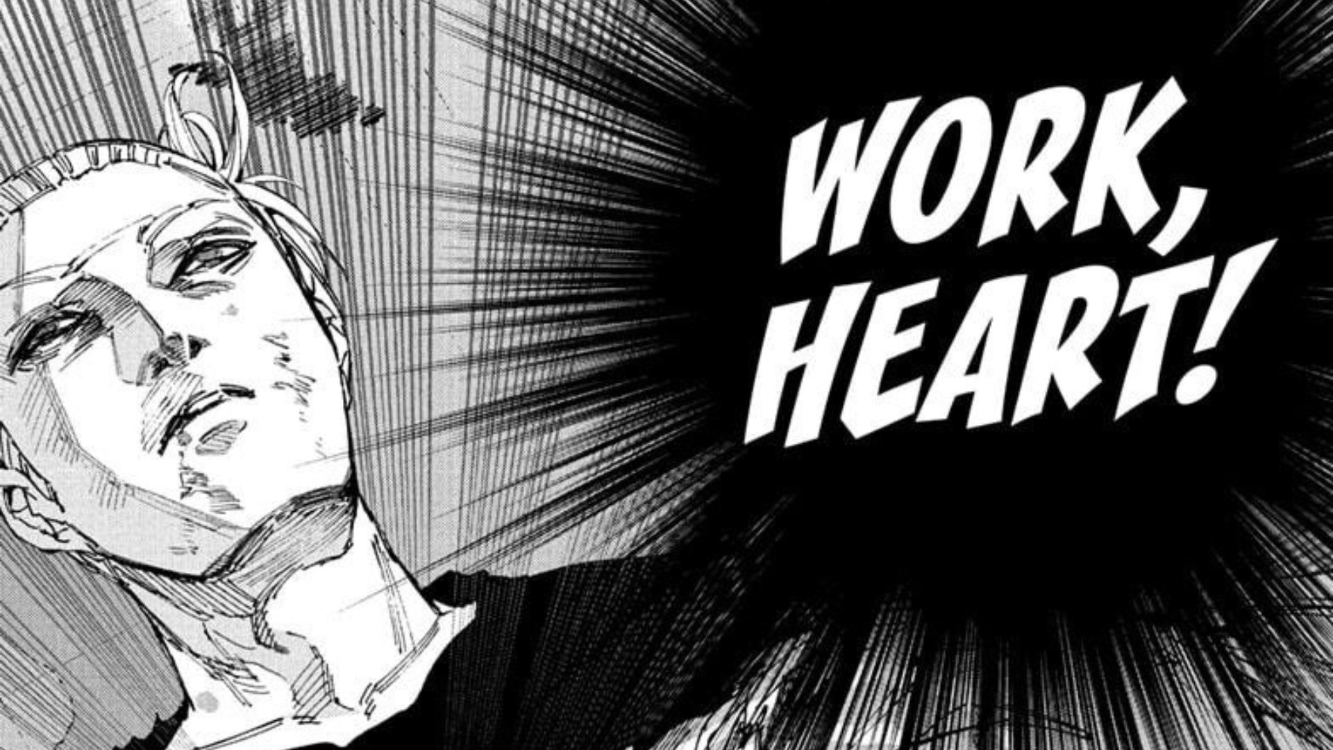 Shin trying to save Sakamoto as seen in the manga 