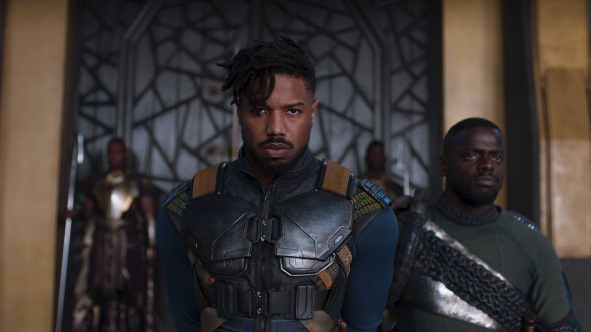Michael B. Jordan as Killmonger in 2018