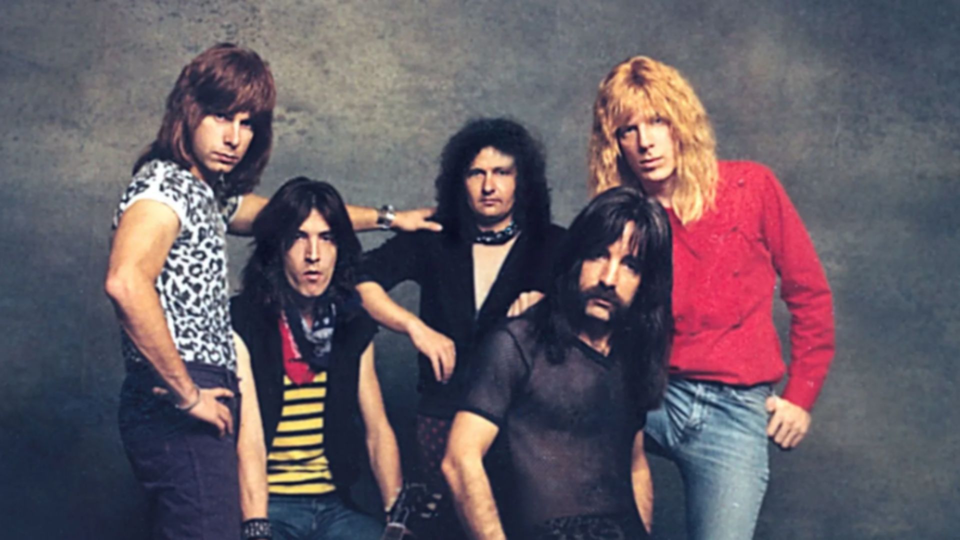 Spinal Tap Portrait Session 1978 (Image via Getty)