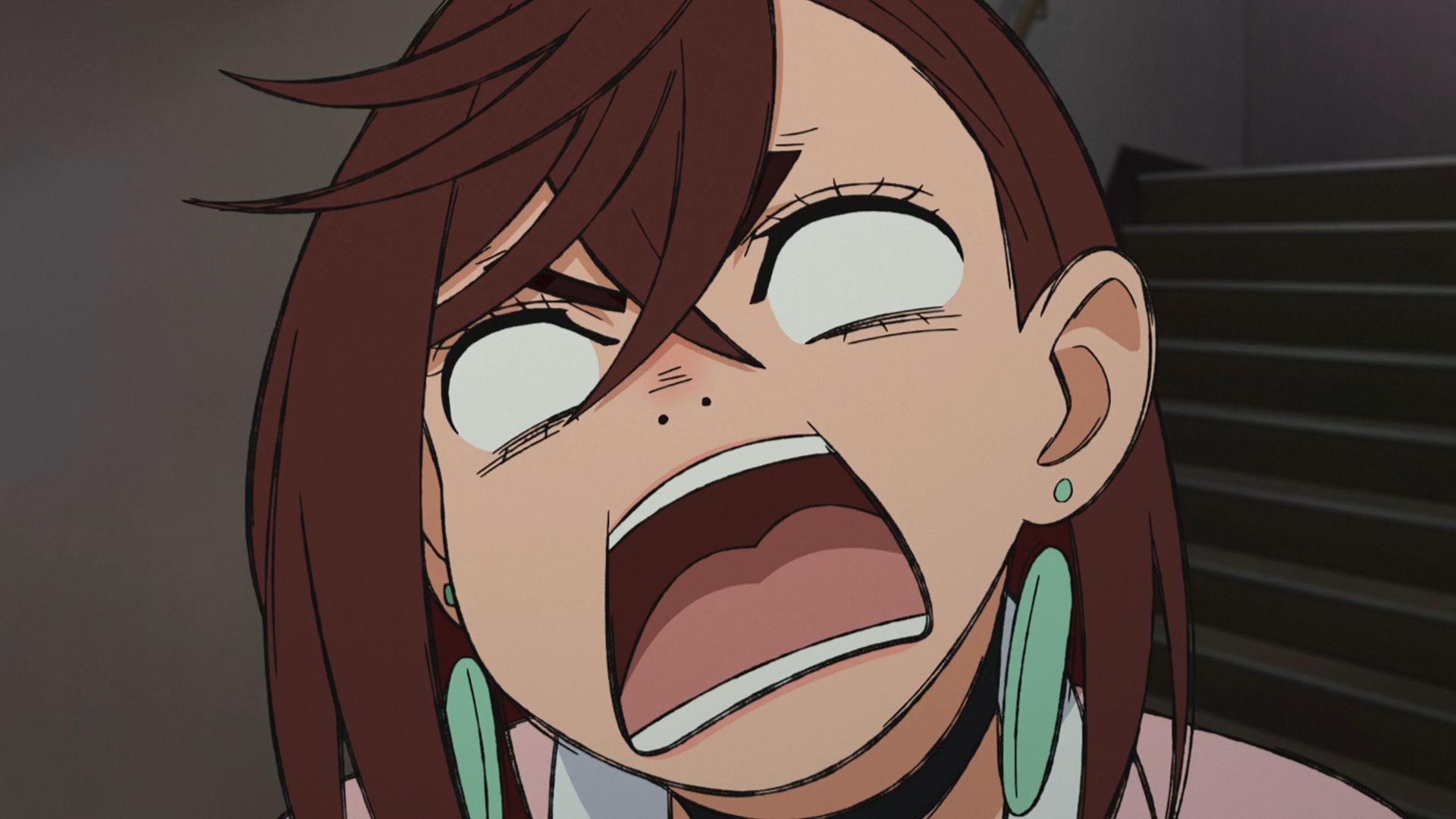 Momo being angry as seen in the anime (Image credit: Science Saru)