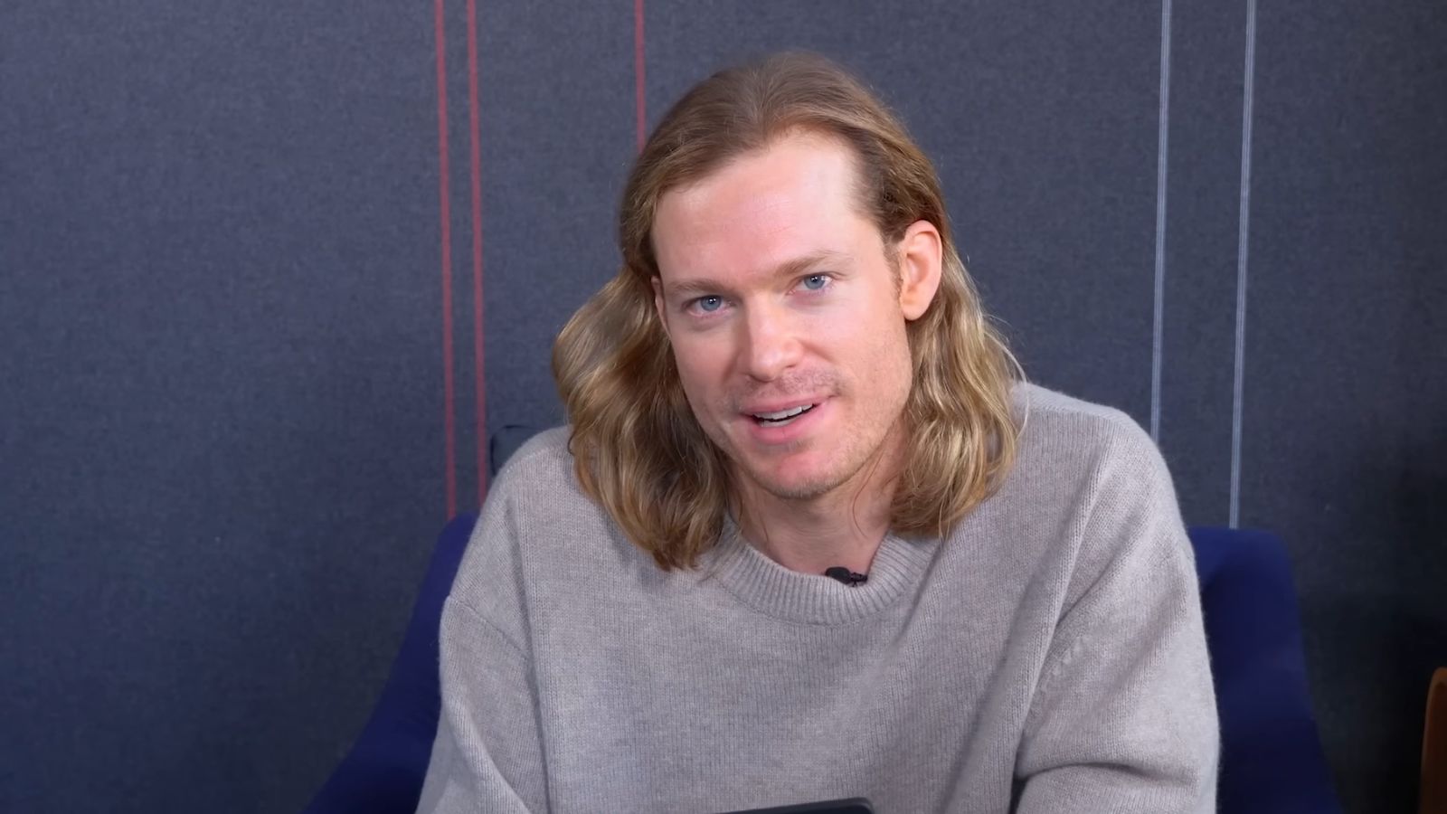 Sam Reid, star of Interview With the Vampire (Image via YouTube @/amc+)