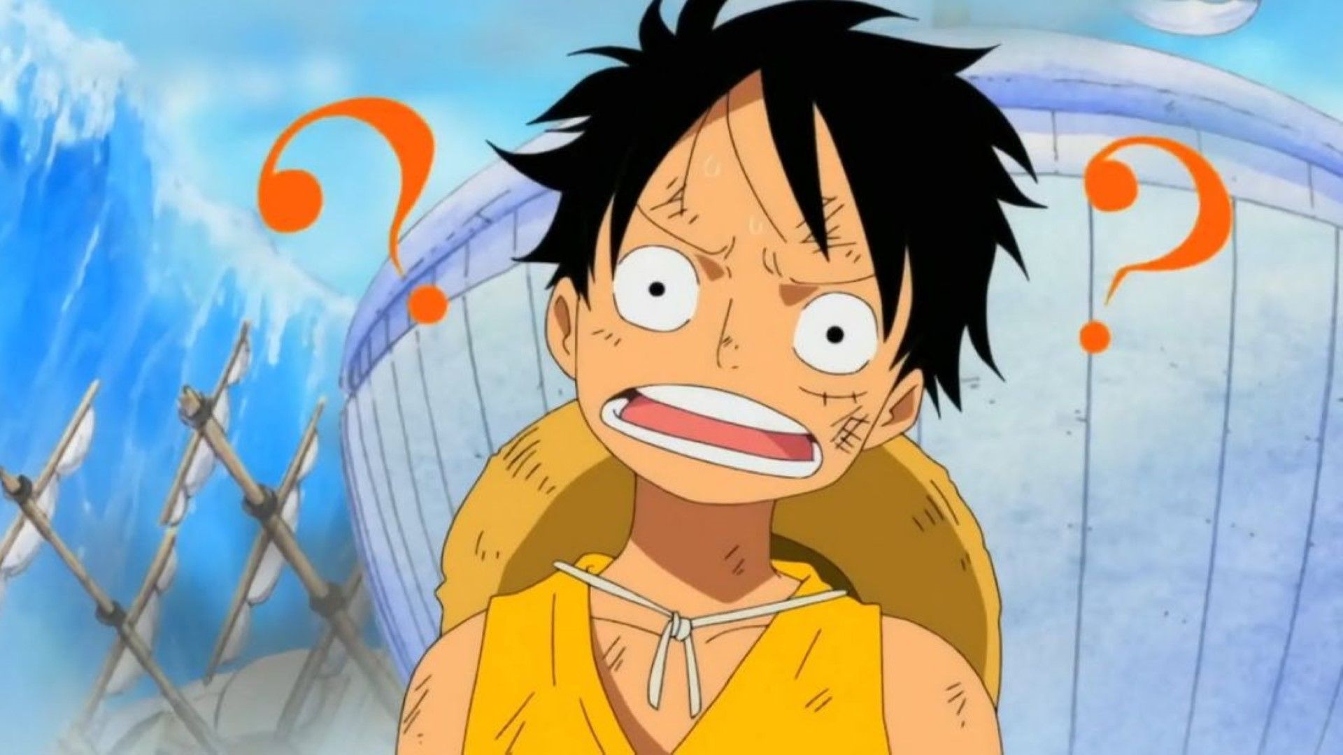 Confused Luffy