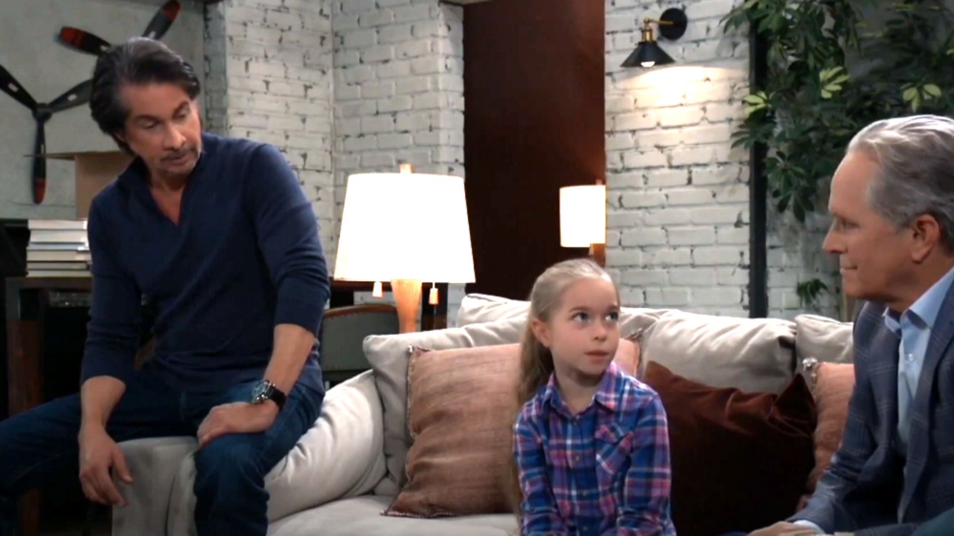 Gregory and Finn had to tell Violet about his ALS diagnosis | Image: ABC
