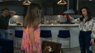 Anna is upset that Outback treated her irreplaceable shoe like a chew toy on General Hospital | Image: ABC