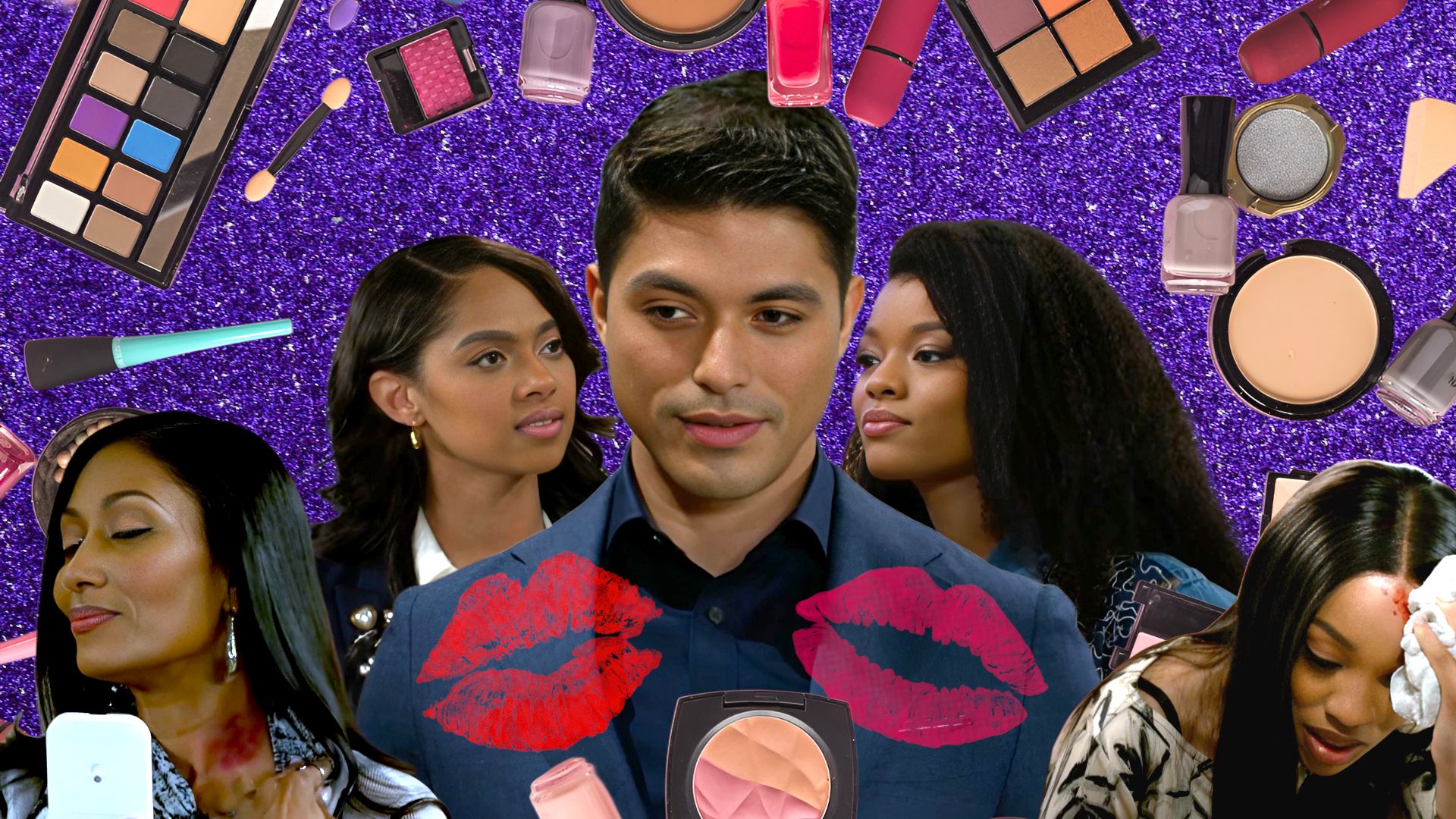 Tom&aacute;s did the kissing while Allison might have made up her assault and Leslie literally made things up with makeup on Beyond the Gates | Image: CBS