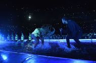 Beyonce and Kendrick Lamar perform on stage during the closing night of "The Formation World Tour" at MetLife Stadium on October 7, 2016, in East Rutherford, New Jersey.- Source: Getty