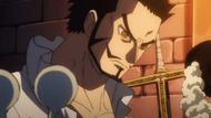 Mihawk's appearance in the series (Image Source: Toei Animation)