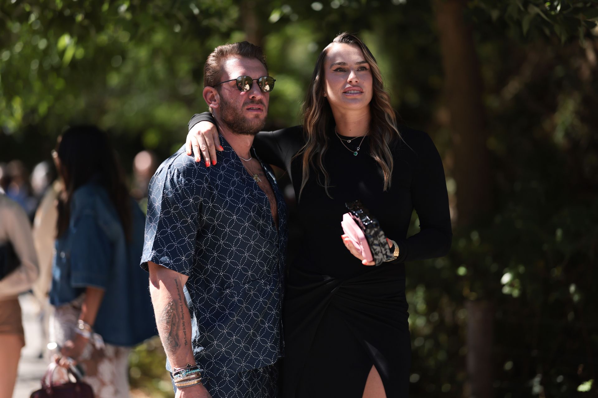 Georgios Frangulis &amp; Aryna Sabalenka (Image via Getty)