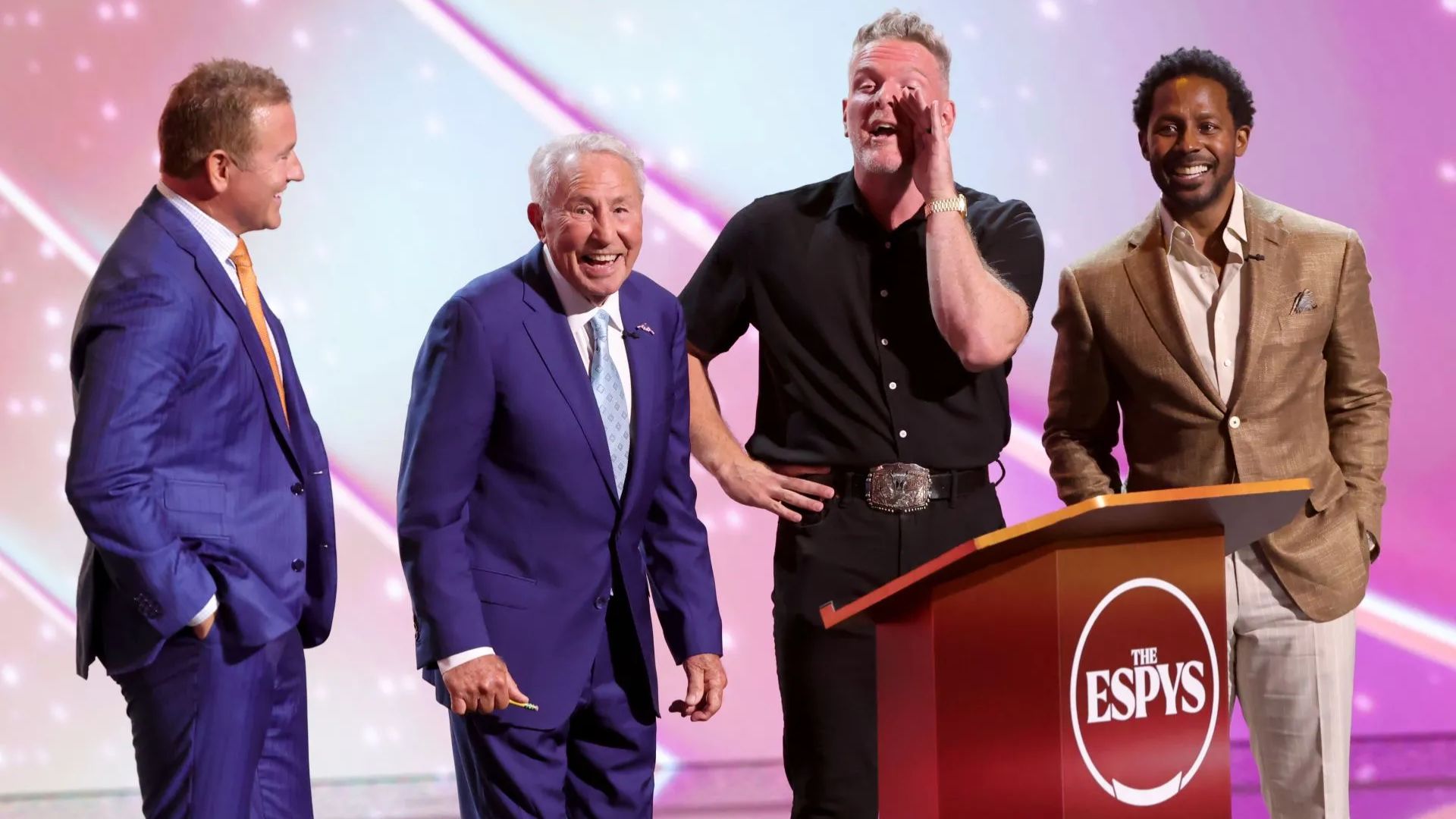 Lee Corso honored at the 2025 ESPY Awards (Getty via Soap Central CMS - Resized on Canva)