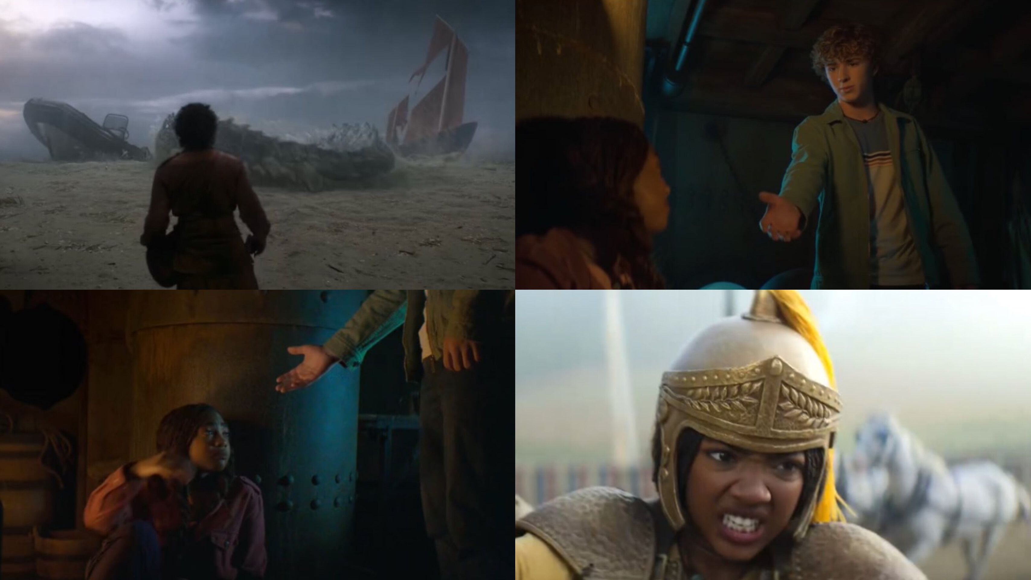 Percy Jackson and the Olympians season 2 teaser (images via Disney+) 