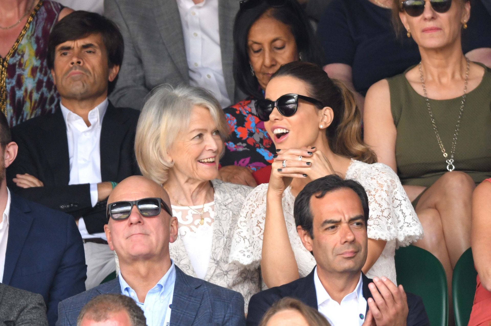Celebrities Attend Wimbledon 2019 - Source: Getty