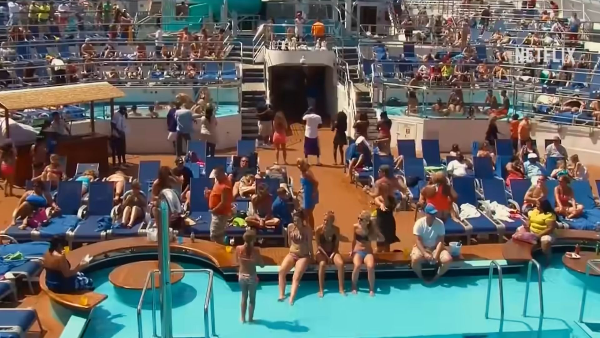 Scene from from Trainwreck: Poop Cruise | Image via YouTube/Netflix
