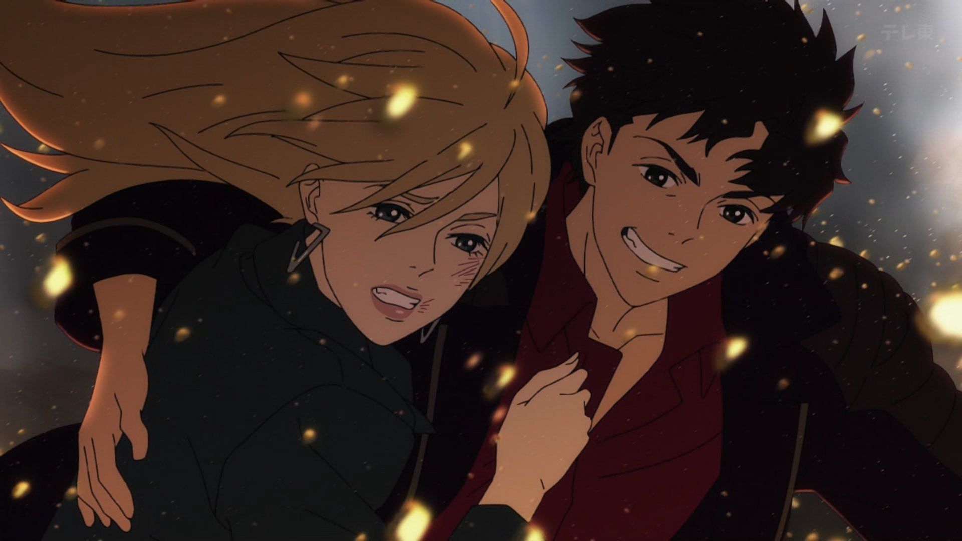 Christine and Axel as seen in the anime 
