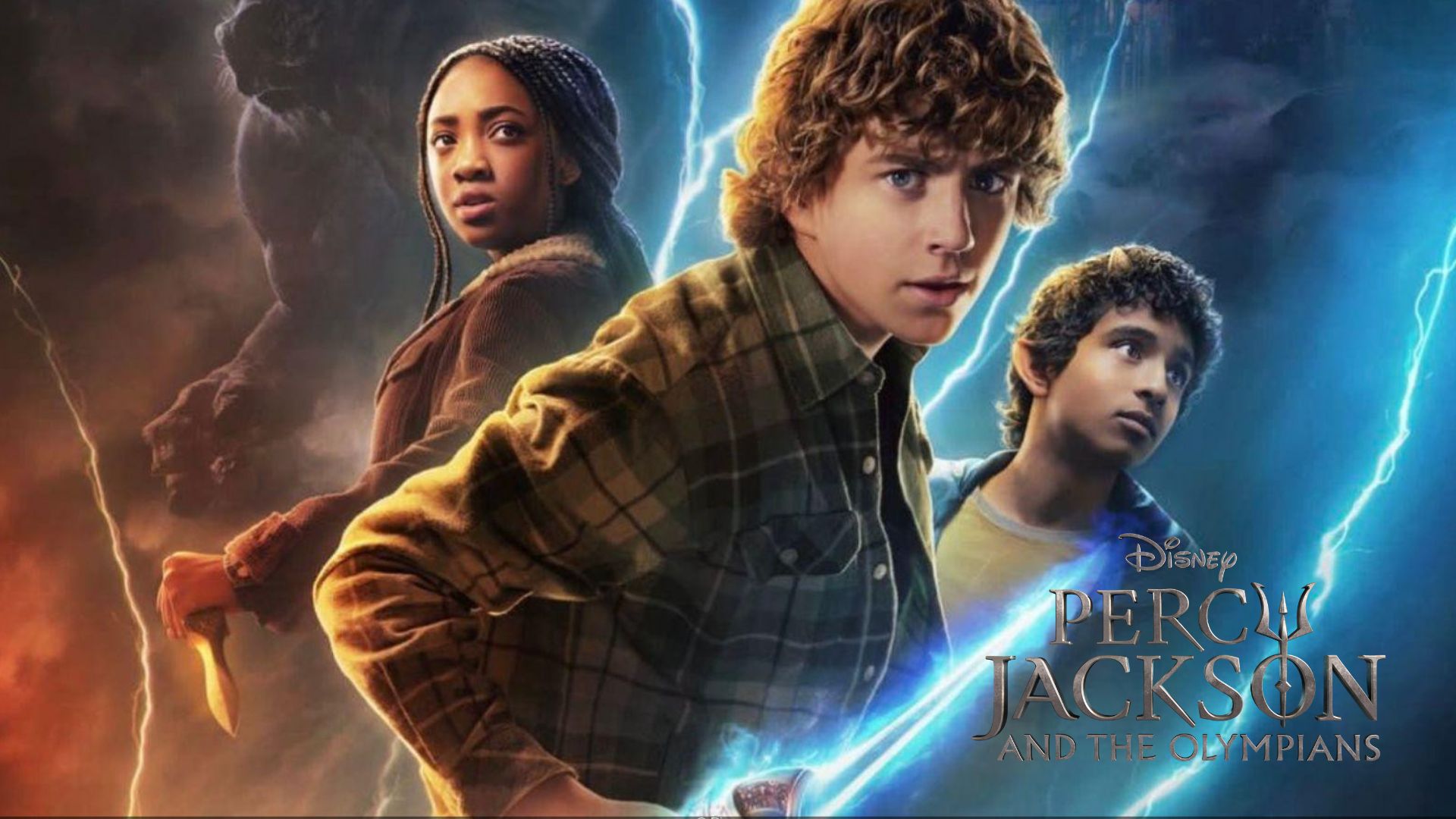 Promotional poster for Percy Jackson &amp; The Olympians | Image via Disney+