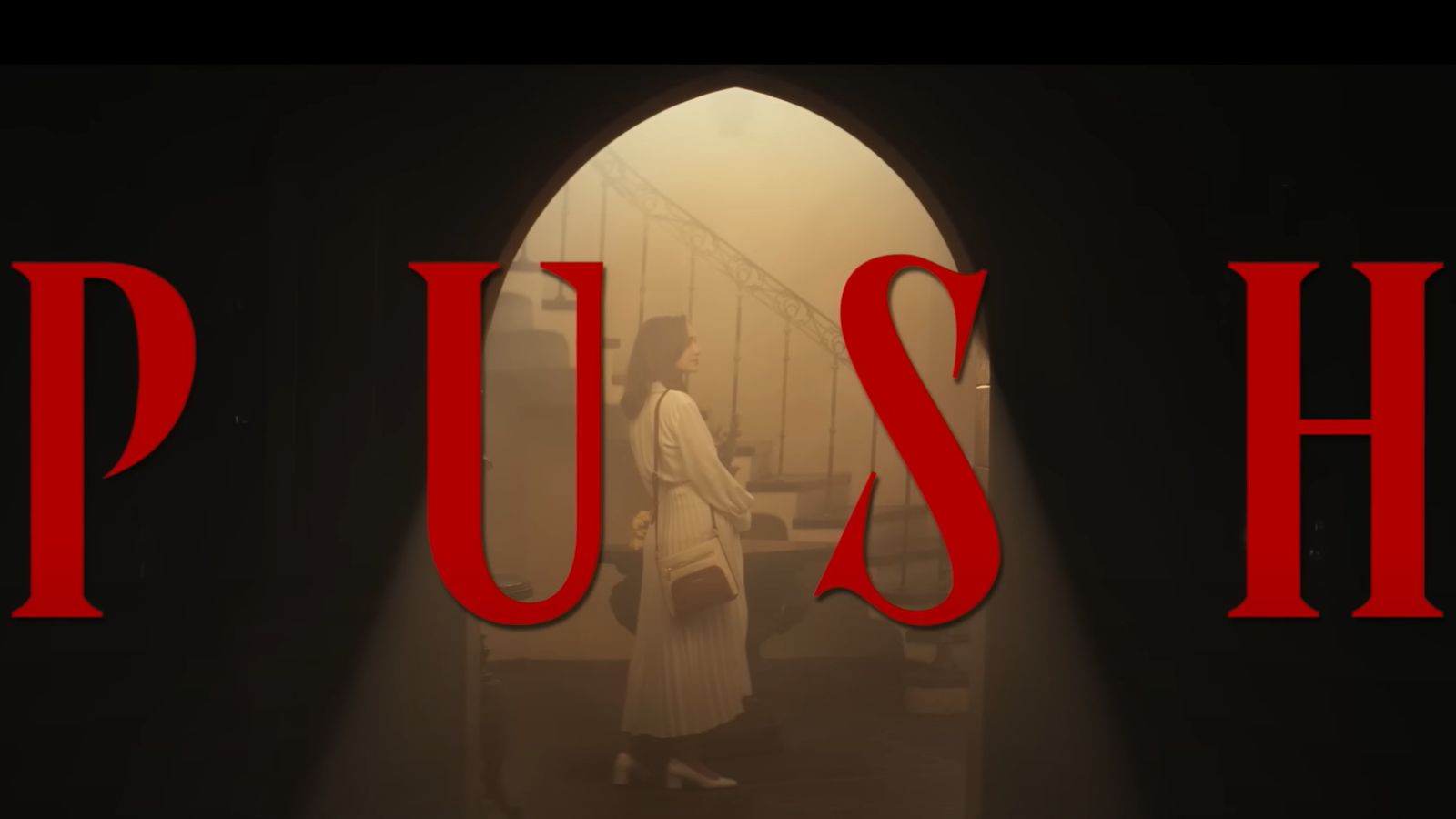 Title card of Push (Image via Shudder)