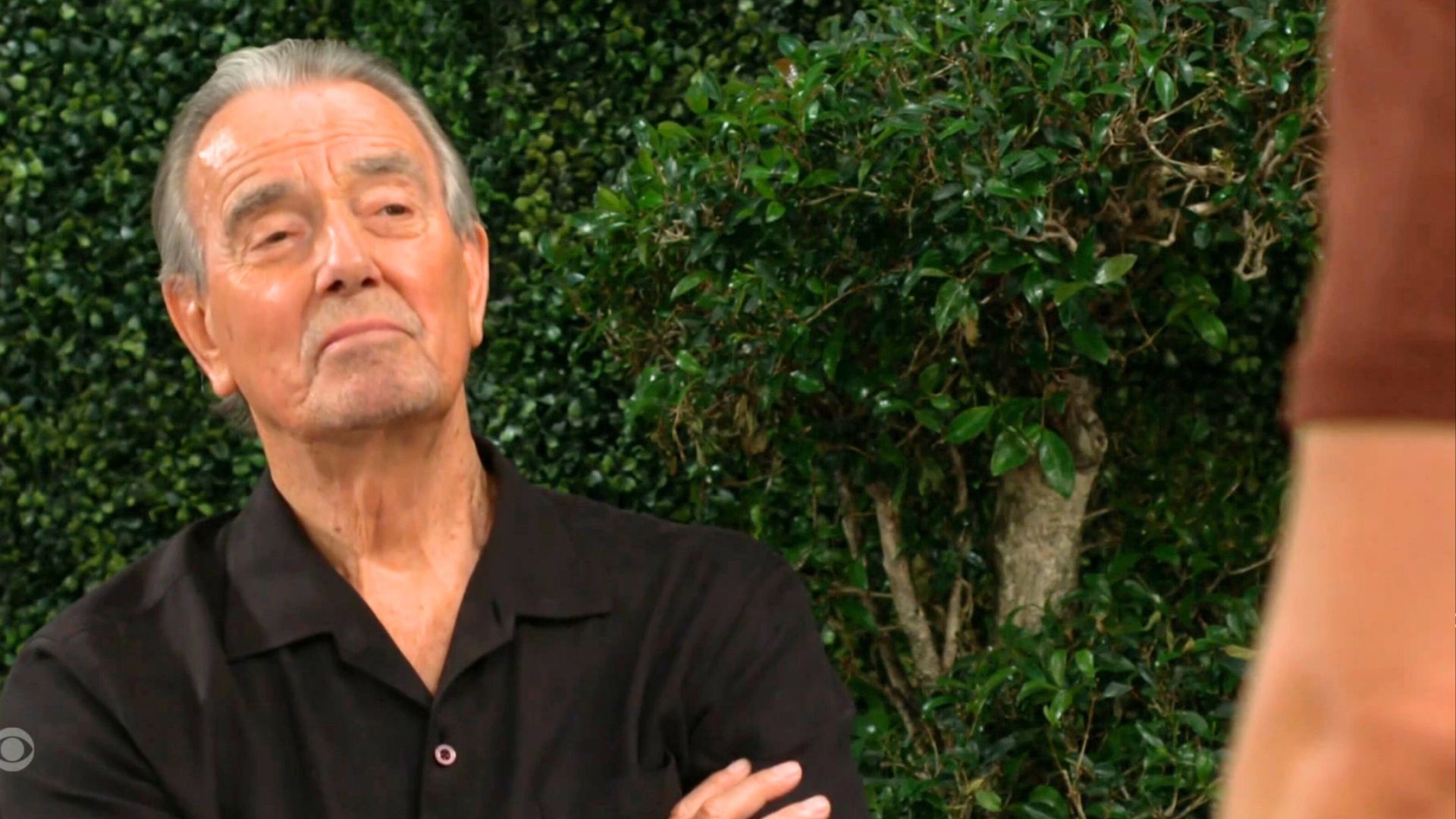 Victor (Eric Braeden) was non-plussed by Kyle