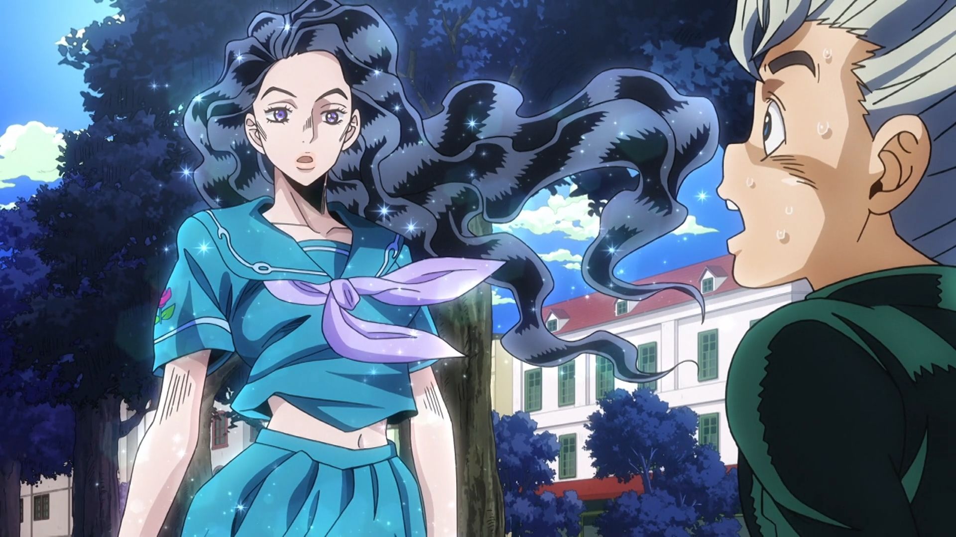 Koichi and Yukako as seen in JoJo
