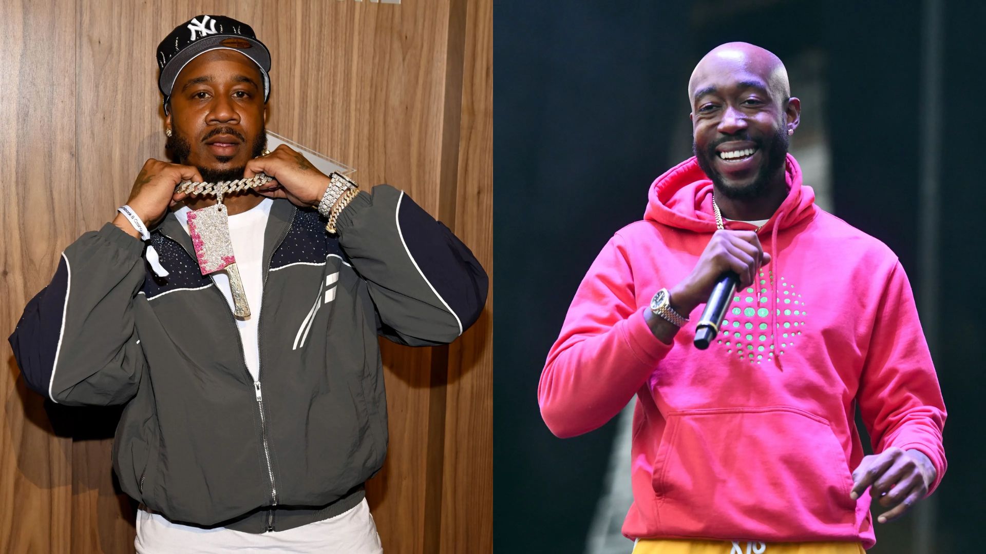 Benny the Butcher and Freddie Gibbs (Images via Getty)