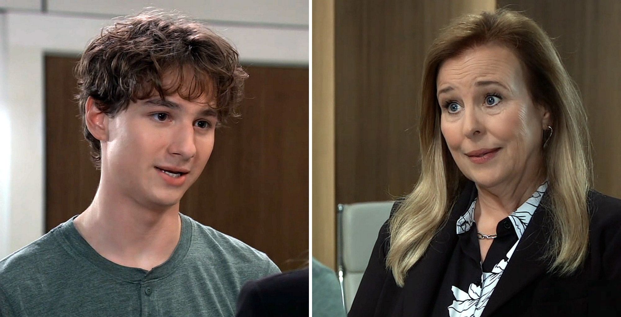 General Hospital&#039;s Rocco and Laura. | Image Source: ABC