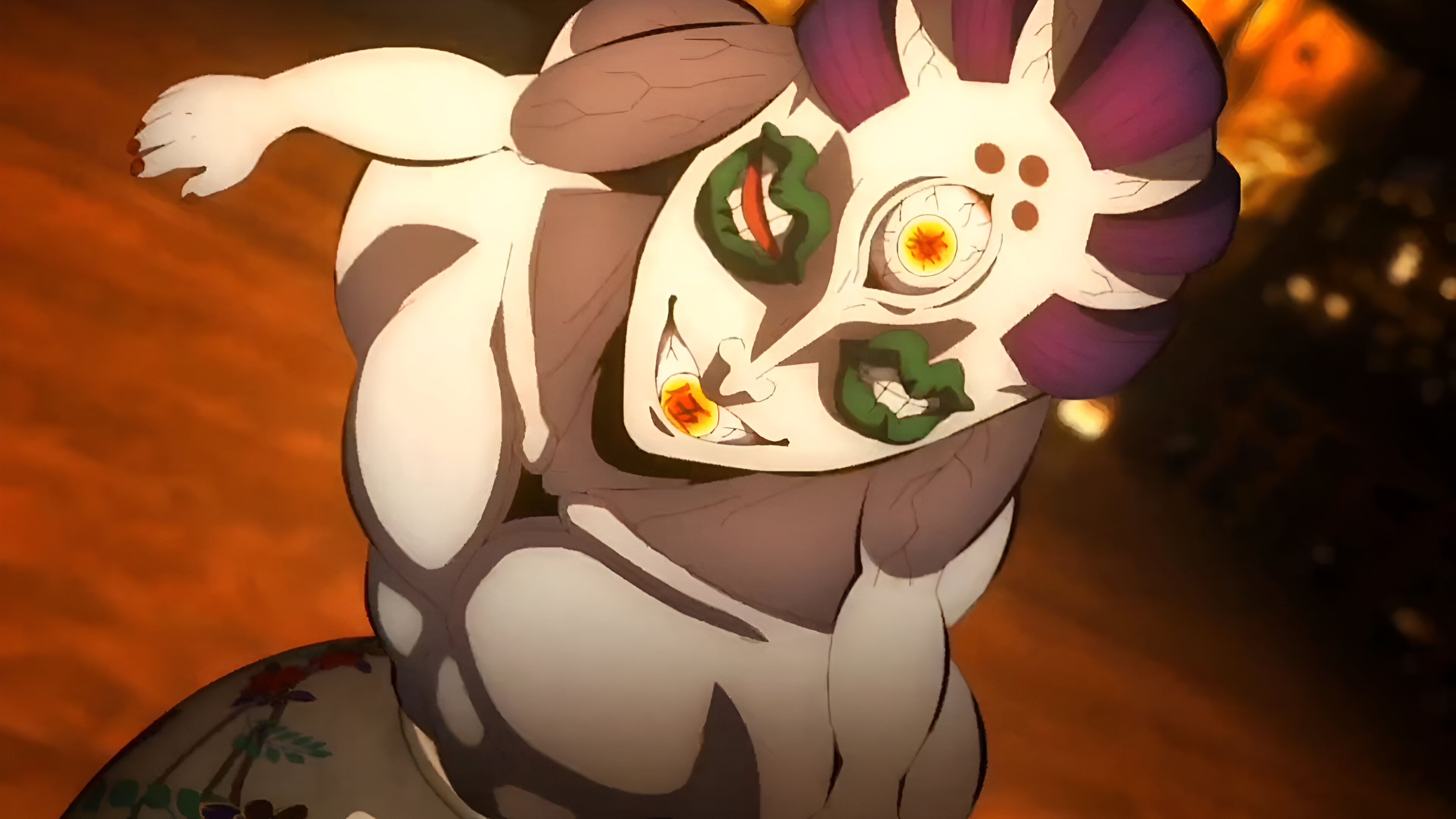 The Upper Moon Five, Gyokko as seen in Demon Slayer
