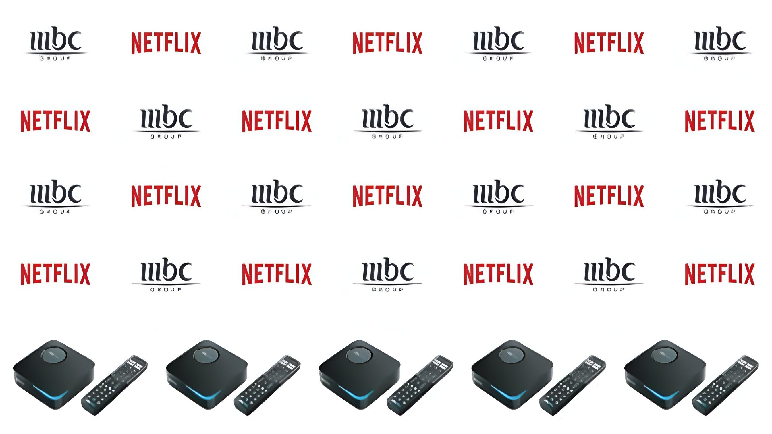 MBC Group and Netflix (Image via X / MBC Group PR )