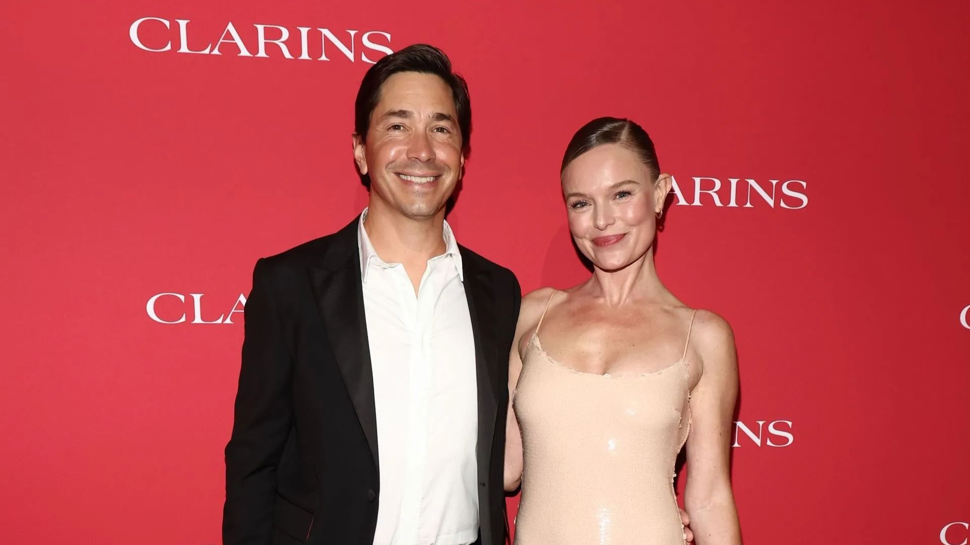  Justin Long and Kate Bosworth attend Clarins Celebrates Beauty Icons at Academy Museum of Motion Pictures - Source: Getty