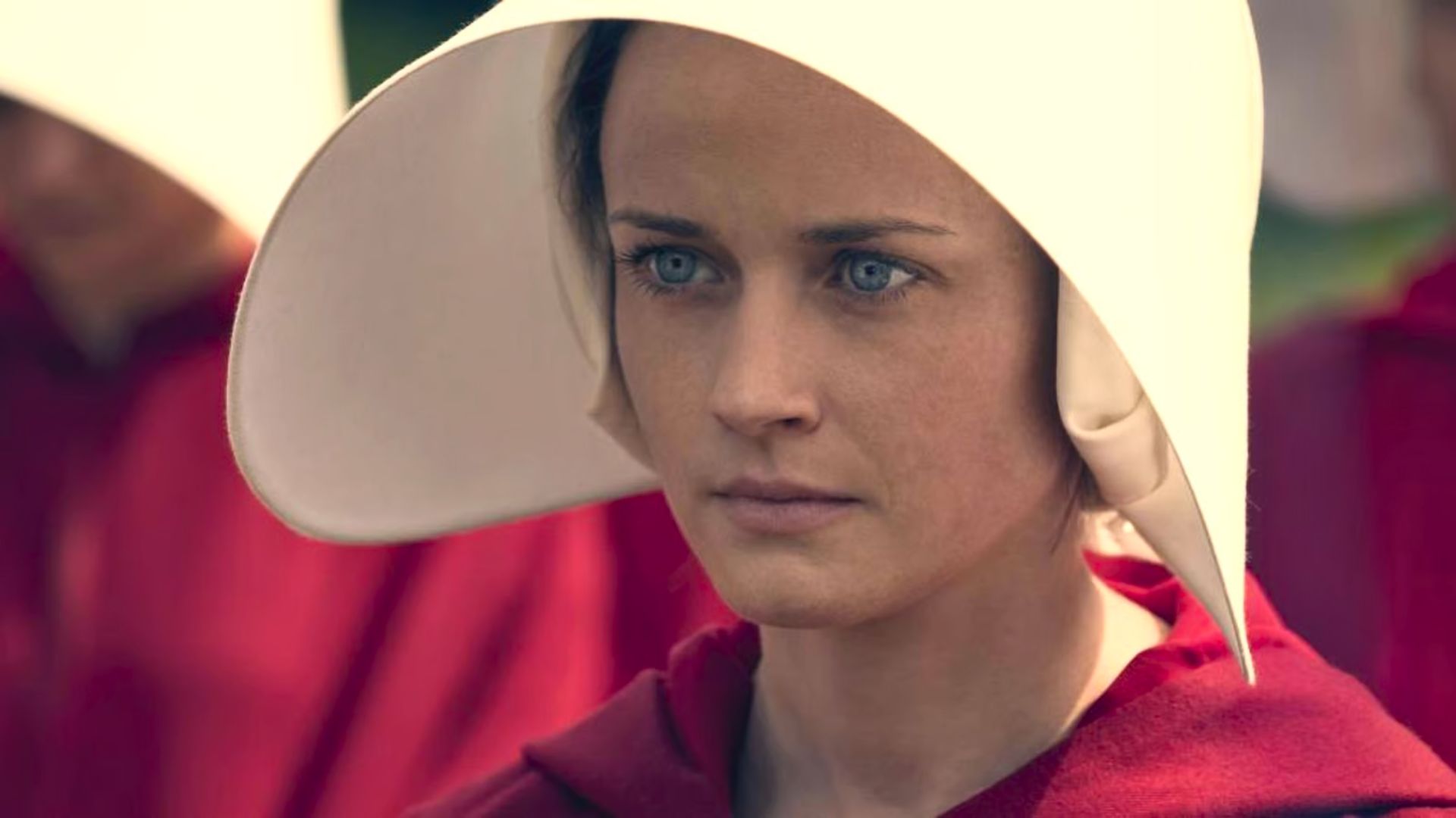 Emily Malek in The Handmaid&rsquo;s Tale (Image via Hulu)