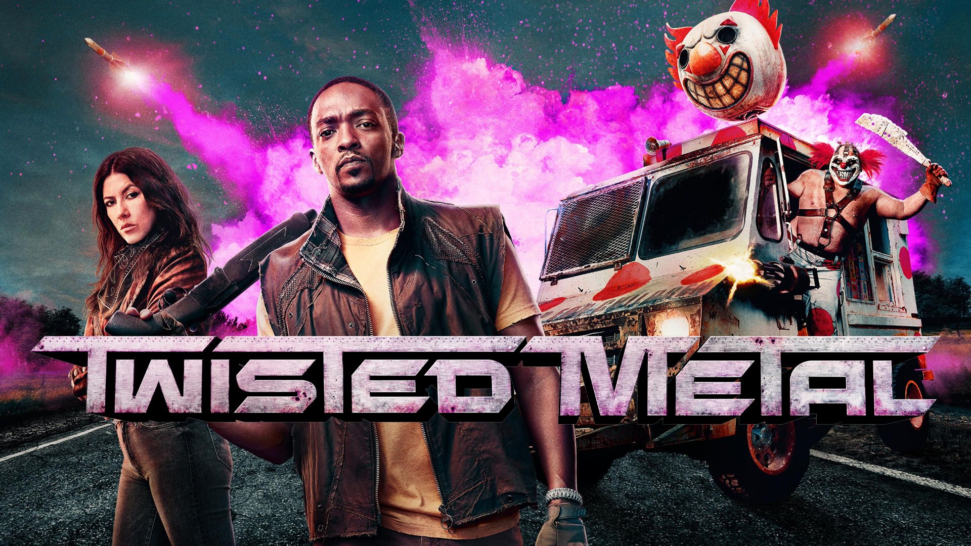 Promotional poster for Twisted Metal  | Image via Peacock