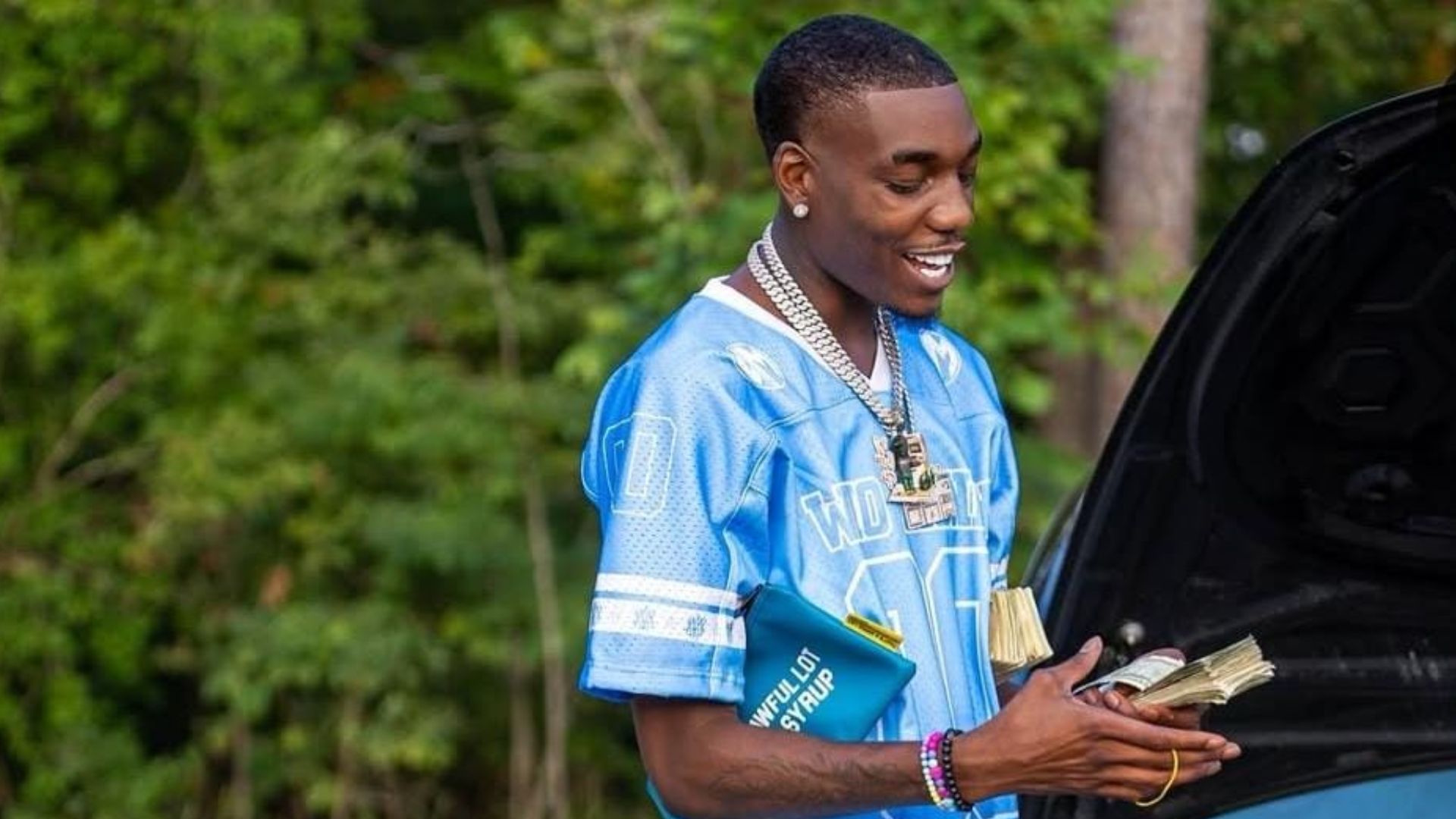 The rapper, Malik Jahlil Bell, also known as Leek Obama