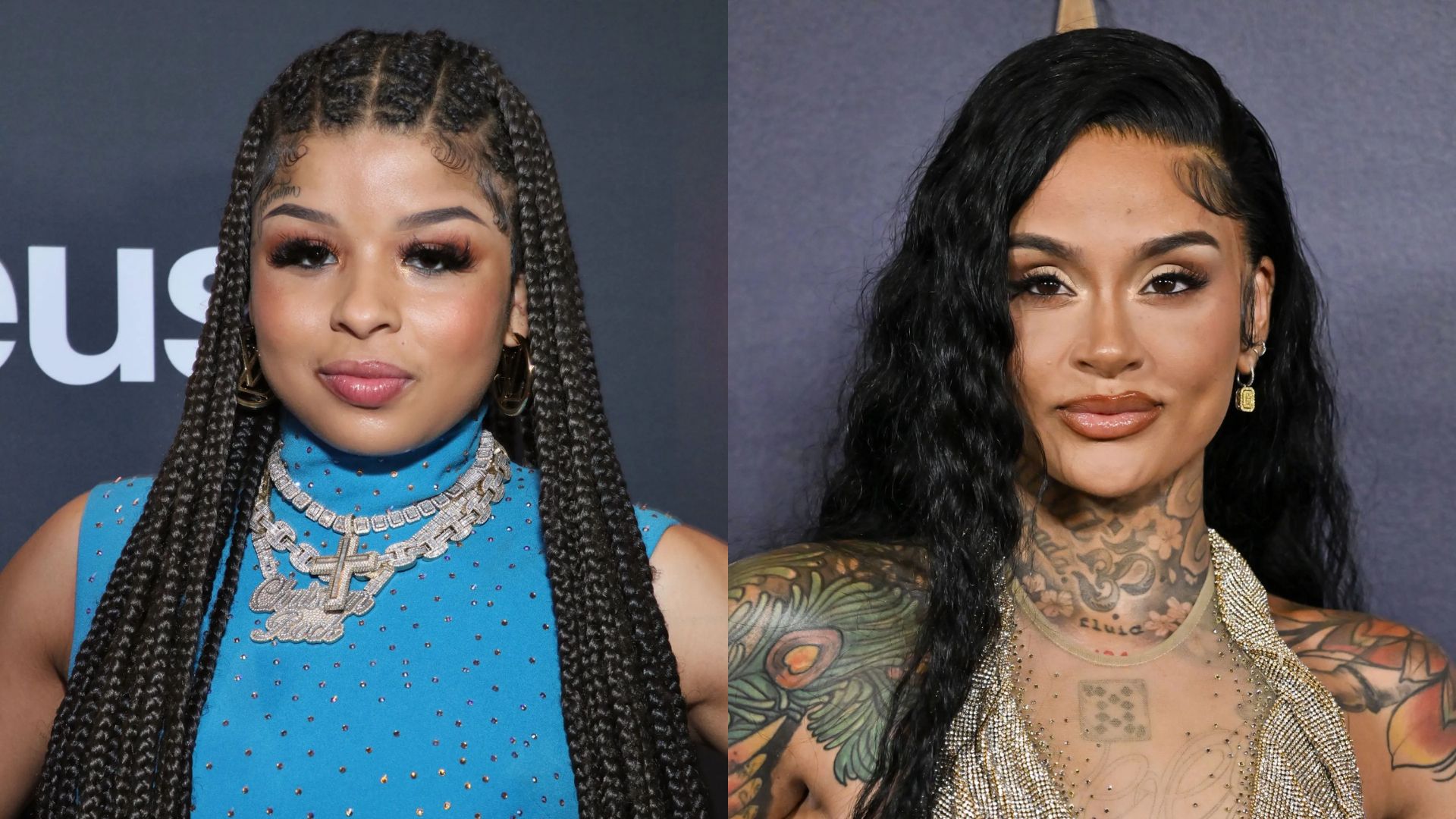 Chrisean Rock and Kehlani (Images via Getty)
