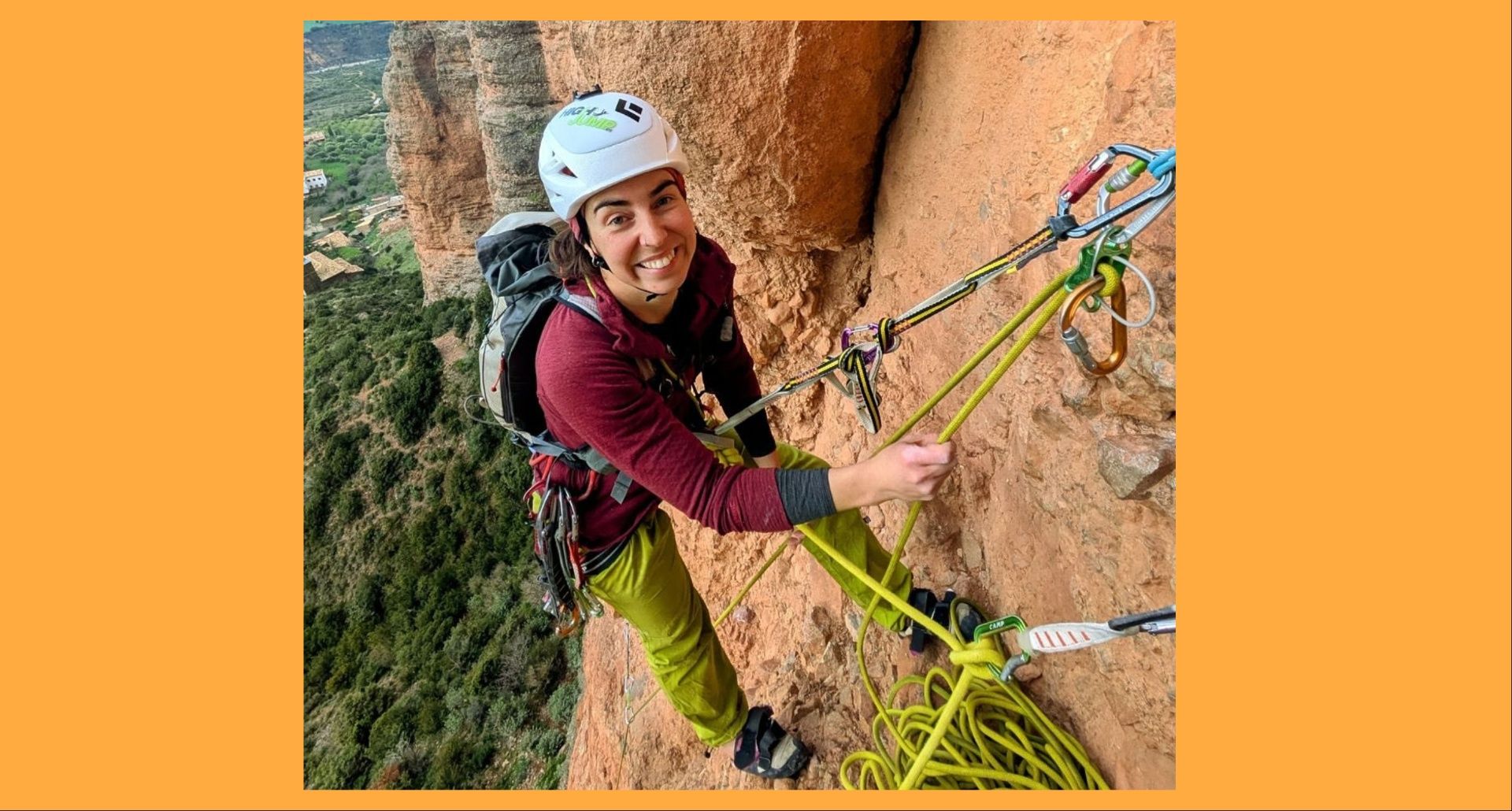All about Spanish TV presenter Marta Jim&eacute;nez killed in base jumping accident. Image via Instagram/ marta_inthewild)