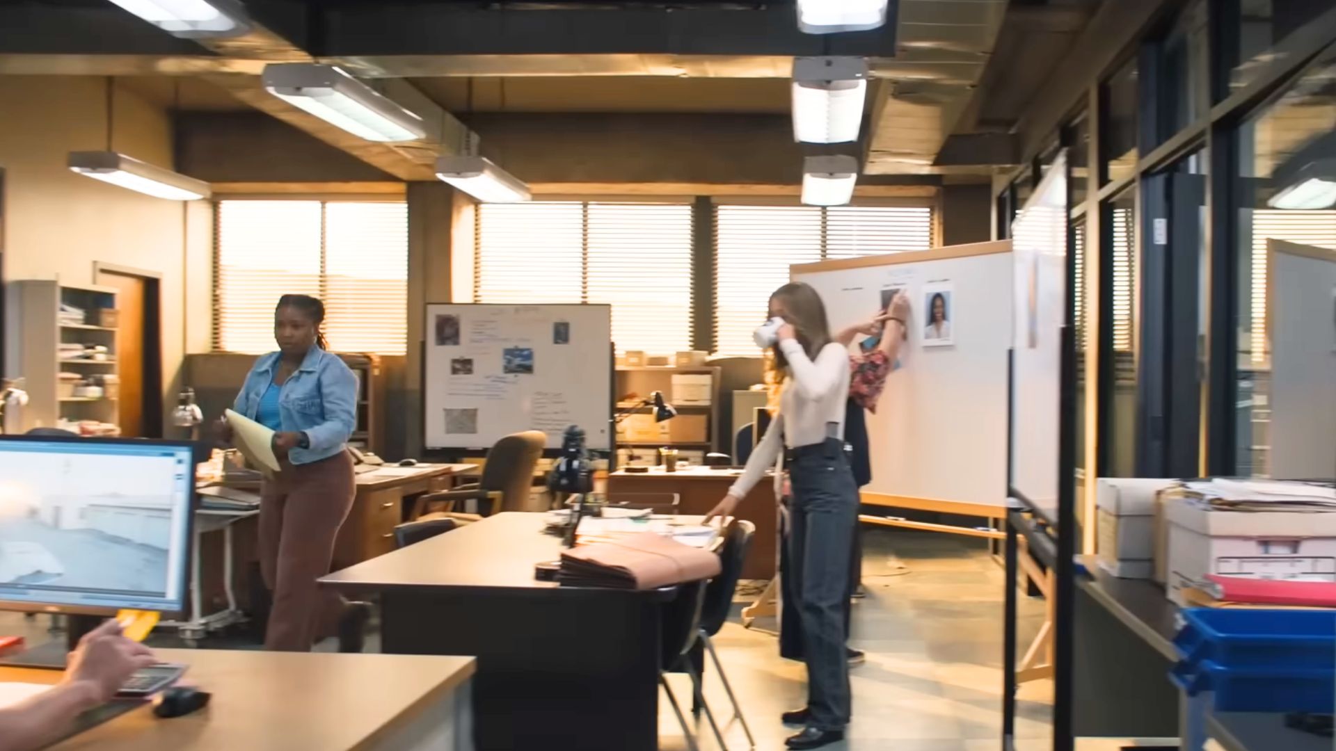 Ballard and her team in Ballard | Image via YouTube/Prime Video