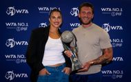 Aryna Sabalenka & Georgios Frangulis (Image via Getty)