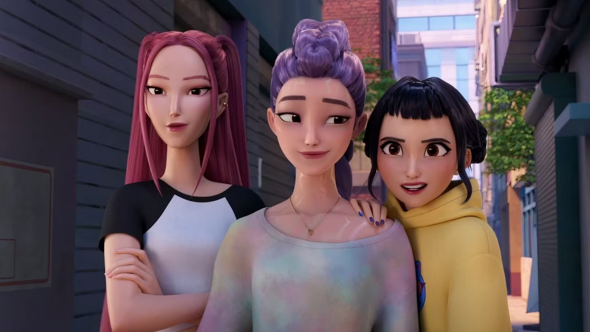 Huntrix reunited (Image via Netflix)