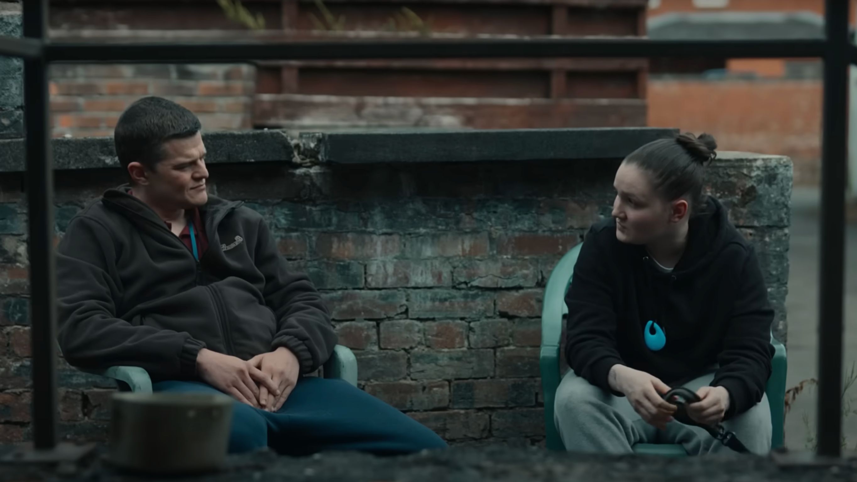 A still from I Swear, the British film (Image via YouTube/StudioCanal UK)